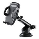 FLOVEME Universal Car Air Vent/Center Console Mount Bracket Phone Holder for iPhone Samsung Huawei Etc. – All Black