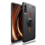 Finger Ring Kickstand TPU Case for Vivo IQOO (Built-in Metal Sheet) – All Black