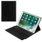 ABS Drawing Bluetooth Keyboard Leather Stand Case for iPad Pro 10.5-inch (2017) – Black