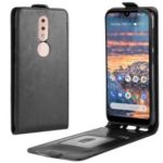 Crazy Horse Vertical Flip Leather Protective Case for Nokia 4.2 – Black
