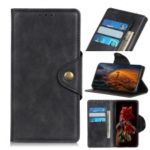 PU Leather Wallet Stand Mobile Case for Nokia 1 Plus – Black