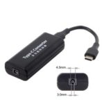 DC 4.5*3.0mm Jack HP Dell Input to USB-C Type-C Power Plug Charger Cable 45w for Macbook Laptop Phone