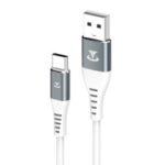 TECLAST TL-H10C 2.4A 1m TPE Type-C Charging Data Cable for Samsung Huawei Xiaomi Etc. – White