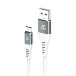TECLAST TL-H10m 2.1A 1.0M Micro USB Charging Data Cable for Samsung Huawei Xiaomi – White