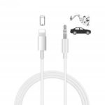 3.5mm Aux Cable Audio Cable Line for iPhone XR/XS/X Headphone Speaker Car Audio Adapter – White