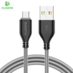 FLOVEME 1m TPE USB Type-A to Type-C Charge and Data Sync Cable for Samsung, LG, Huawei Smartphone, etc. – Black