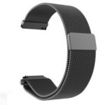 MIJOBS 20mm Magnetic Milanese Stainless Steel Watch Band for Amazfit Youth Version / Huawei Watch 2 – Black