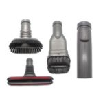 4-in-1 Dyson Vacuum Cleaner Attachment Kit, 2-in-1 Combination Tool + Stiff Bristle Tool + Mattress Tool + 32mm Connector Adapter