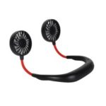 Flexible Student Portable Removable Mini USB Rechargeable Fan Halter Sports Fan – Black