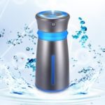 Colorful Mini Car Home Use 300ml Air Humidifier Diffuser Mist Purifier – Grey