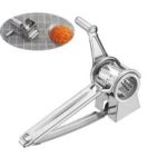 Stainless Steel Hand Rotating Cheese Grater Rotary Ginger Slicer Kitchen Gadget