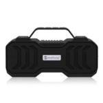 NR4500 Portable Waterproof Wireless TWS Bluetooth Speaker with Mic Support TF Card/Aux-in – Black