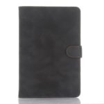 Retro Style Matte Leather Smart Tablet Case for iPad mini (2019) 7.9 inch/mini 4 – Black