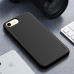 IPAKY Matte Wheat Straw TPU Mobile Phone Case for iPhone 8 – Black