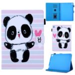 Pattern Printing Leather Flip Tablet Case for iPad 9.7-inch (2018) / iPad Air (2013) / Air 2 – Panda