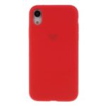 Heart Pattern Solid Silicone Mobile Phone Casing for iPhone XR 6.1 inch – Red