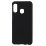 Rubberized PC Hard Mobile Phone Shell for Samsung Galaxy A20e – Black