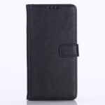Crazy Horse Texture Retro Leather Flip Case for Samsung Galaxy A20e – Black