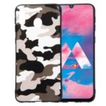 For Samsung Galaxy M30/A40s Camouflage Pattern TPU Phone Case – White