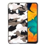 Camouflage Pattern TPU Mobile Phone Cover for Samsung Galaxy A20 / A30 – White