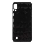 3D Diamond Grain Soft TPU Case for Samsung Galaxy M10 – Black
