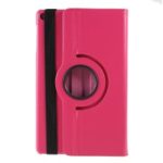 For Samsung Galaxy TAB A 10.1 (2019) SM-T510/SM-T515 Litchi Texture Leather Protection Tablet Cover [with 360 Degree Rotary Stand] – Rose