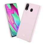 DUX DUCIS Skin Lite Series PU Leather Coated PC Phone Casing for Samsung Galaxy A40 – Pink