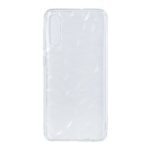 3D Diamond Grain Soft TPU Phone Cover for Samsung Galaxy A50 – Transparent