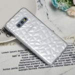 3D Diamond Grain Soft TPU Phone Cover for Samsung Galaxy S10e – Transparent