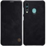 NILLKIN Qin Series Leather Card Holder Case for Samsung Galaxy A60 – Black