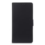 For LG Stylo 5 PU Leather Protective Cover with Wallet Stand – Black
