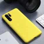 Matte Wheat Straw TPU Protection Phone Case for Huawei P30 Pro – Yellow
