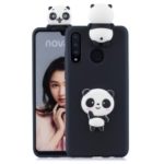 3D Pattern TPU Gel Protective Case for Huawei P30 Lite/nova 4e – Black/Panda