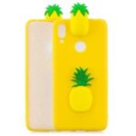 3D Cute Plant Pattern Printing TPU Case for Huawei Y7 (2019) – Pineapple