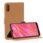 Crazy Horse Texture Retro Leather Flip Case for Huawei Y7 Prime (2019) – Brown