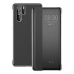 BASEUS Intelligent Auto Wake & Sleep Visual Window Leather Phone Case for Huawei P30 Pro – Black