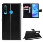 Crazy Horse Leather Wallet Case for Huawei Honor 20 Lite – Black