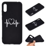 Pattern Printing Matte TPU Phone Case for Huawei Y6 (2019, without Fingerprint Sensor) / Y6 Pro (2019) / Enjoy 9e – Heart