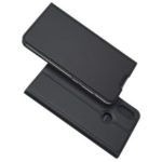 Magnetic Adsorption Leather Card Holder Case for Huawei Y6 (2019, with Fingerprint Sensor) / Y6 Prime (2019) – Black