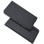 Magnetic Adsorption Leather Card Holder Case for Huawei Y7 Pro (2019) / Enjoy 9 – Black
