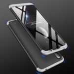 GKK Detachable 3-Piece Matte Hard PC Case for Huawei Y6 (2019, without Fingerprint Sensor) / Y6 Pro (2019) / Enjoy 9e – Silver / Black