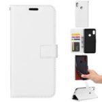 Crazy Horse Wallet Leather Stand Case for Xiaomi Redmi 7 – White