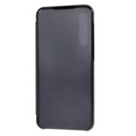 View Window Plated Mirror Surface Leather Stand Shell for Xiaomi Mi 9 SE – Black