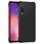 2nd Generation [Slide-on] Carbon Fiber PC Plate + Metal Bumper Drop-proof Casing for or Xiaomi Mi 9 – Red