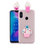 3D Pattern TPU Gel Protective Case for Xiaomi Redmi Note 6 Pro/Mi A2 Lite – Ice Cream