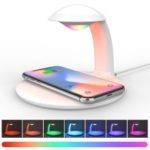 Lovely Swan Shape 3-in-1 Fast Wireless Charger + Night Lamp + Mood Lamp – White