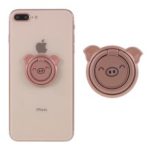 Matte Pig 360 Degree Mobile Phone Ring Bracket Ring Buckle Car Mobile Phone Holder Holders Stands – Pink