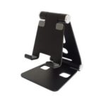 Universal Aluminum Alloy Desktop Stand for 7 inches Smartphone and Tablet – Black