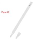 Cartoon Silicone Tip Pen Cap Sleeve Grip Cover Tablet Pencil Protect Case for Apple Pencil 2 – White