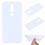 Solid Color Matte TPU Soft Mobile Phone Cover for Oppo F11 Pro – White